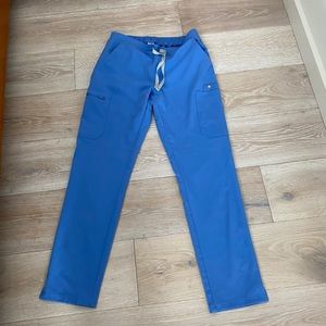 NWOT Figs Yola pants Ceil blue